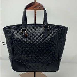 Gucci small black leather Crossbody Bag